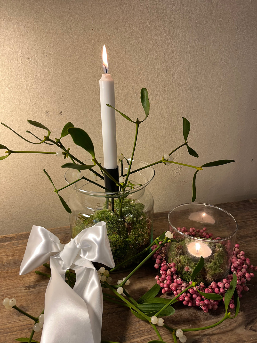 DIY Juledekoration m. miselten, mos og krans