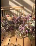 Evighedsblomster i vase